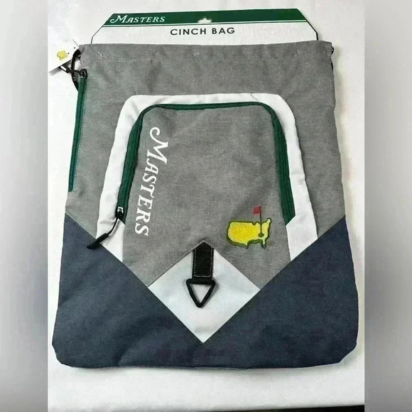 NWT - ⛳️⛳️ Masters Golf Cinch/Backpack - Picture 1 of 9